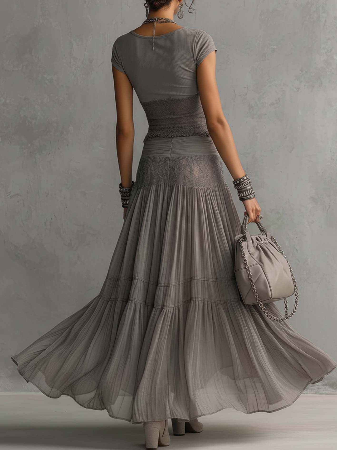 Κaterina – Αέρινο Boho Couture Σετ
