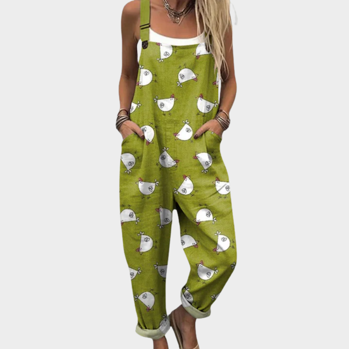 Comfortable Printed Jumpsuit