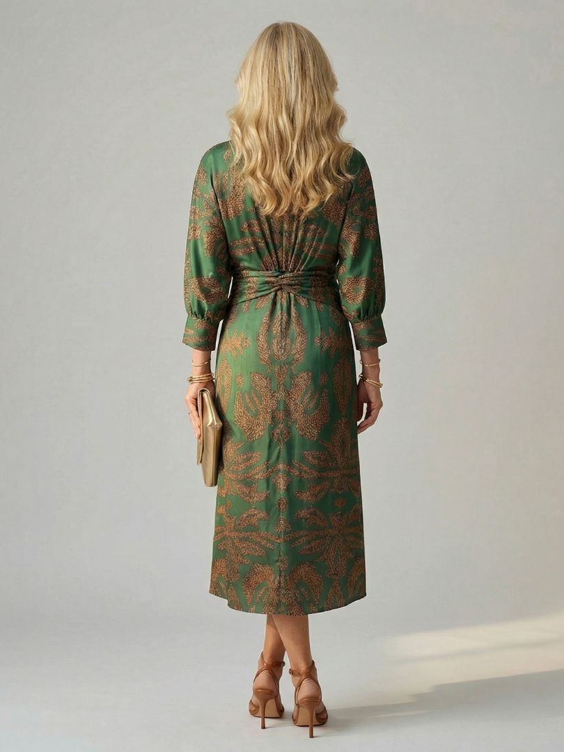 Lune | Φυσικό Φόρεμα Wrap Midi