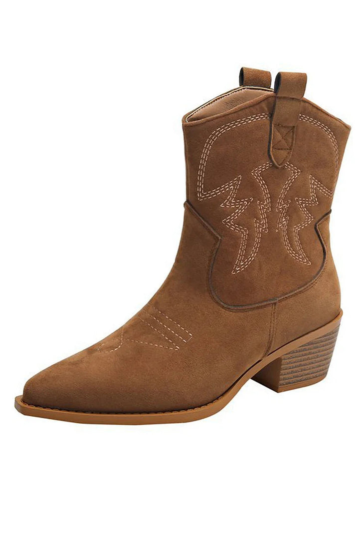 Dalit™ | Western Chic Suede Boots