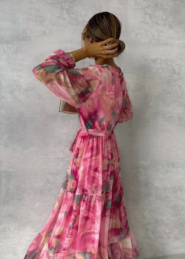 Hazel™ | Wrap Dress with Floral Print