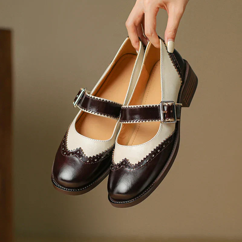 Sarah&Kate™| Miana Leather Mary Janes