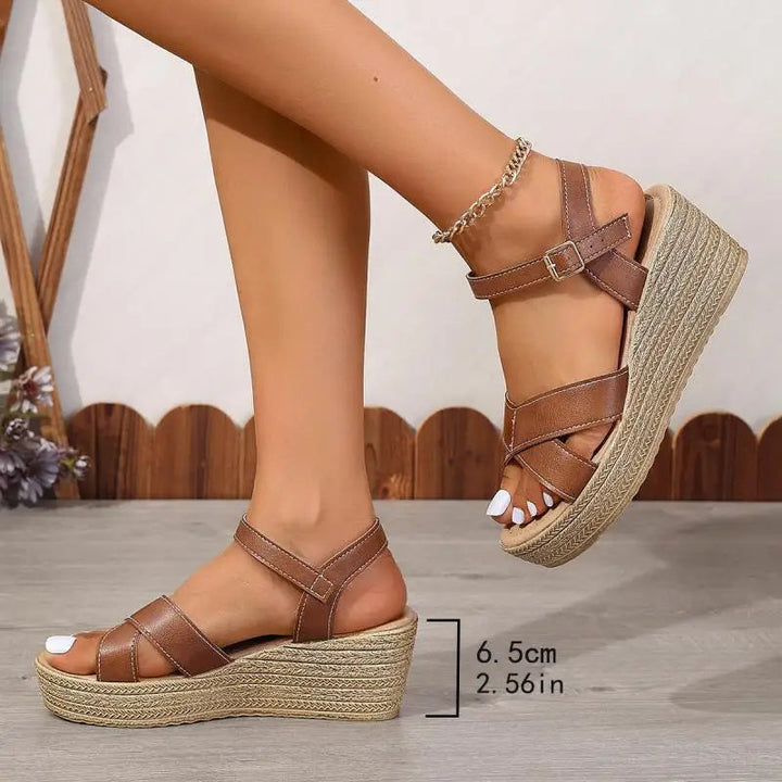 Daphnie - Wedge Sandals