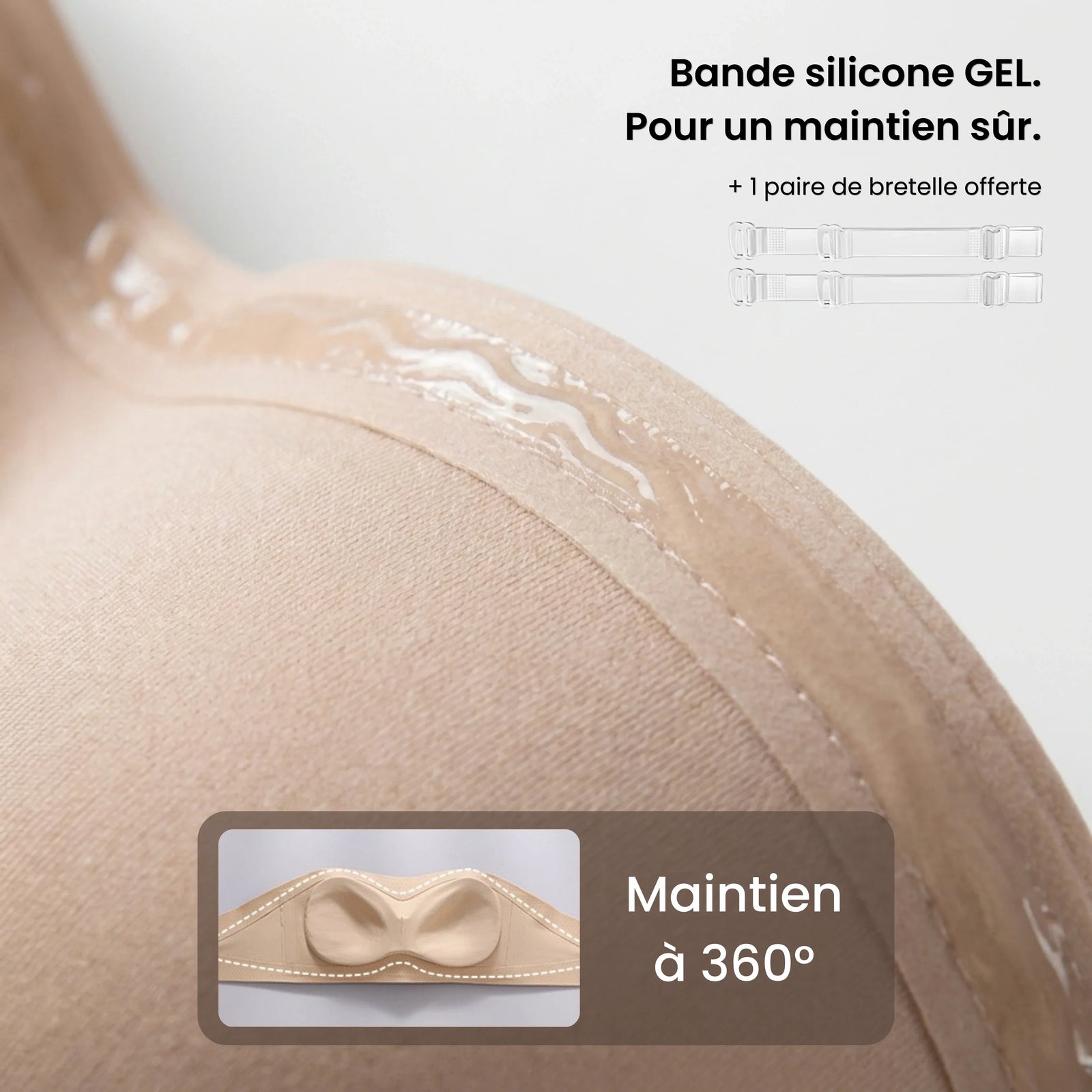 AneaSculpt™ – Onzichtbare strapless bh test